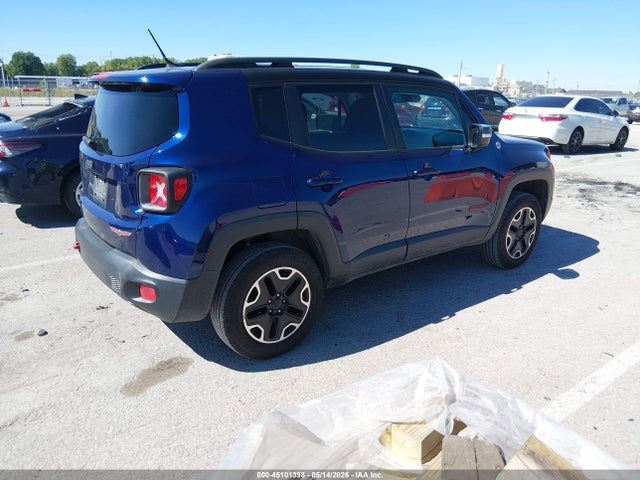 Aukcja sprzedaży 2016 Jeep Renegade Trailhawk, vin: ZACCJBCT0GPC97626, numer aukcji: 45101398