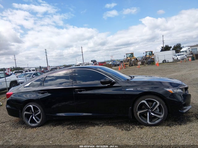 2022 Honda Accord Hybrid Sport მანქანა იყიდება აუქციონზე, vin: 1HGCV3F26NA044130, აუქციონის ნომერი: 45101434