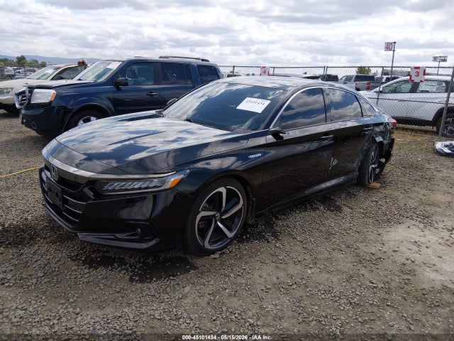 2022 Honda Accord Hybrid Sport მანქანა იყიდება აუქციონზე, vin: 1HGCV3F26NA044130, აუქციონის ნომერი: 45101434
