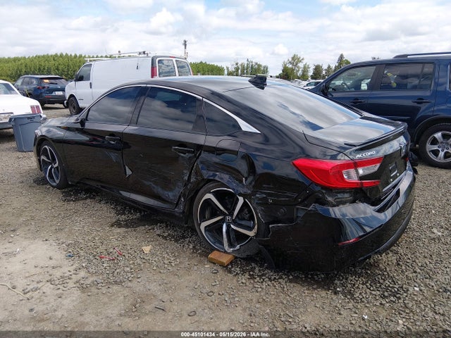 2022 Honda Accord Hybrid Sport მანქანა იყიდება აუქციონზე, vin: 1HGCV3F26NA044130, აუქციონის ნომერი: 45101434