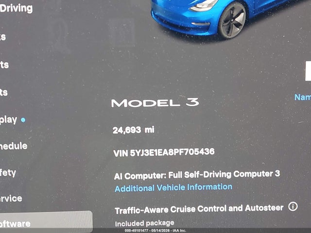 Tesla Model 3 Rear-wheel Drive 2023 5YJ3E1EA8PF705436 Image 14