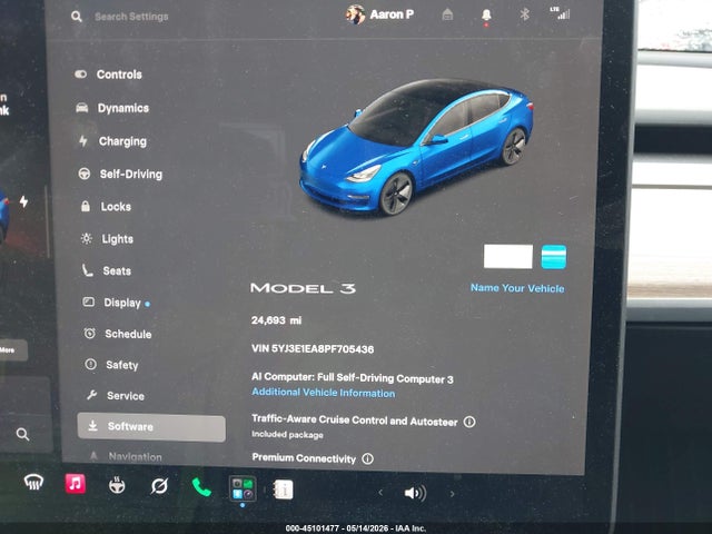 Tesla Model 3 Rear-wheel Drive 2023 5YJ3E1EA8PF705436 Image 7