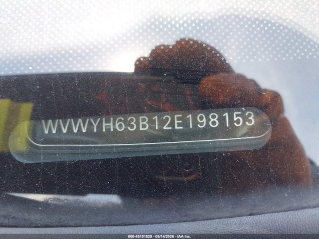 Aukcja sprzedaży 2002 Volkswagen Passat Glx, vin: WVWYH63B12E198153, numer aukcji: 45101529