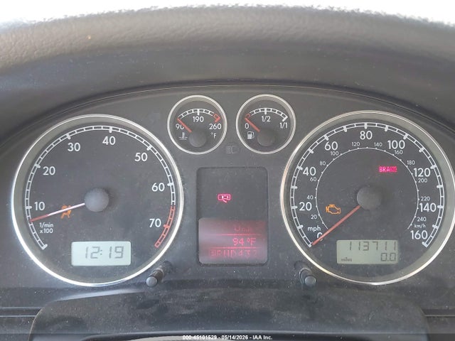 Aukcja sprzedaży 2002 Volkswagen Passat Glx, vin: WVWYH63B12E198153, numer aukcji: 45101529
