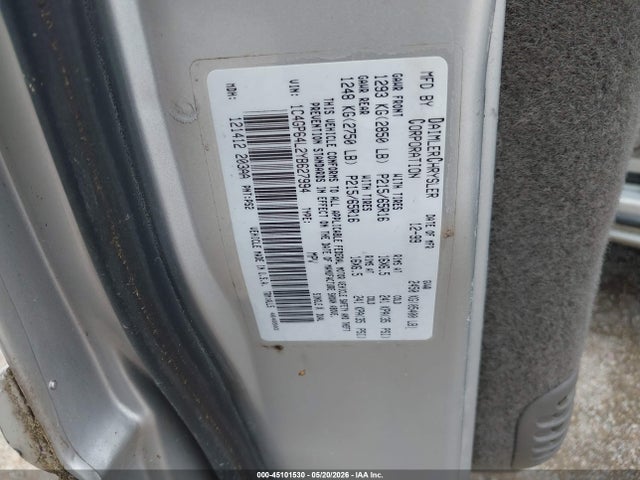 Продаж на аукціоні авто 2000 Chrysler Town & Country Limited, vin: 1C4GP64L2YB627994, номер лоту: 45101530
