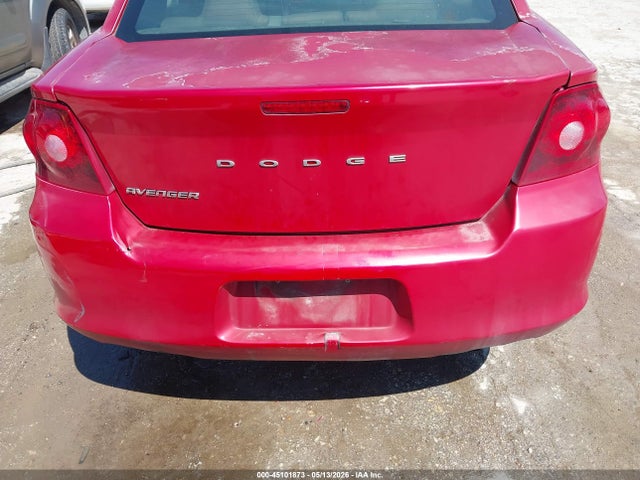 Продажа на аукционе авто 2013 Dodge Avenger Se, vin: 1C3CDZAB9DN661724, номер лота: 45101873