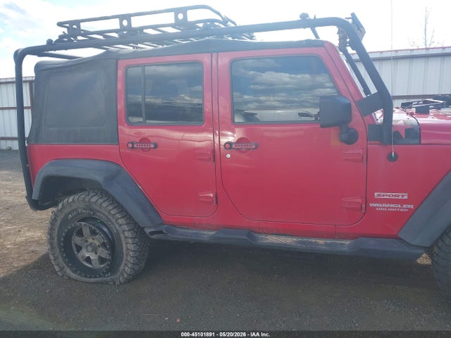 2010 Jeep Wrangler Unlimited Sport მანქანა იყიდება აუქციონზე, vin: 1J4HA3H14AL106136, აუქციონის ნომერი: 45101891