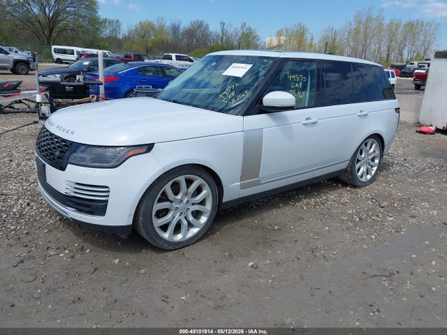 2019 Land Rover Range Rover 3.0l V6 Supercharged Hse მანქანა იყიდება აუქციონზე, vin: SALGS2SV6KA534235, აუქციონის ნომერი: 45101914