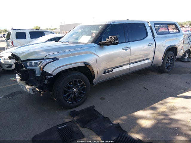 2022 Toyota Tundra Platinum მანქანა იყიდება აუქციონზე, vin: 5TFNA5EC8NX009868, აუქციონის ნომერი: 45101968