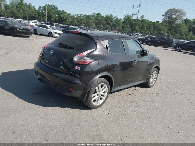 2015 Nissan Juke Sl მანქანა იყიდება აუქციონზე, vin: JN8AF5MV5FT556578, აუქციონის ნომერი: 45102091