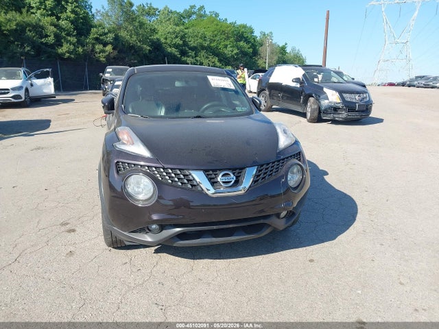 2015 Nissan Juke Sl მანქანა იყიდება აუქციონზე, vin: JN8AF5MV5FT556578, აუქციონის ნომერი: 45102091
