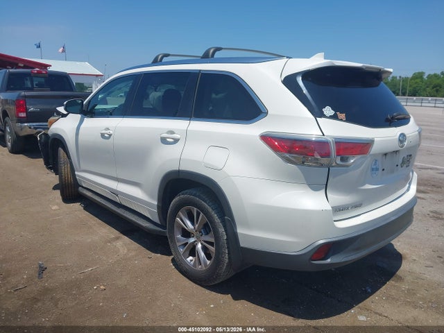 5TDKKRFH0FS058698 Toyota Highlander Xle V6