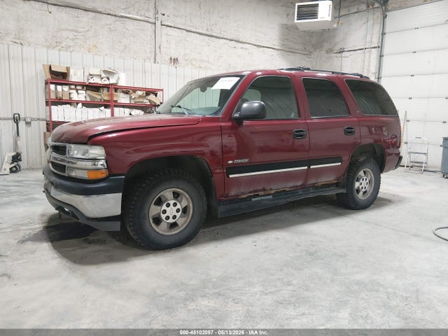 2001 Chevrolet Tahoe Ls მანქანა იყიდება აუქციონზე, vin: 1GNEK13T81J313800, აუქციონის ნომერი: 45102097
