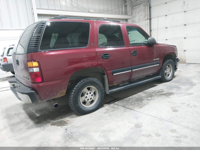 2001 Chevrolet Tahoe Ls მანქანა იყიდება აუქციონზე, vin: 1GNEK13T81J313800, აუქციონის ნომერი: 45102097