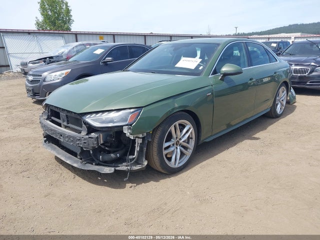 2024 Audi A4 Premium Plus 45 Tfsi S Line Quattro S Tronic მანქანა იყიდება აუქციონზე, vin: WAUEAAF41RA057072, აუქციონის ნომერი: 45102129