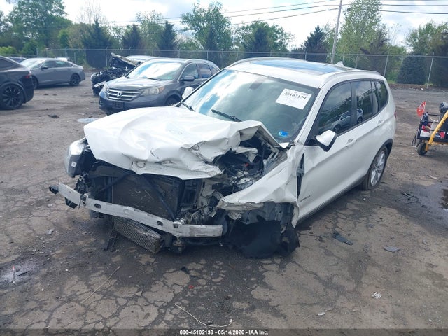 2013 Bmw X3 Xdrive28i მანქანა იყიდება აუქციონზე, vin: 5UXWX9C52D0A08805, აუქციონის ნომერი: 45102139