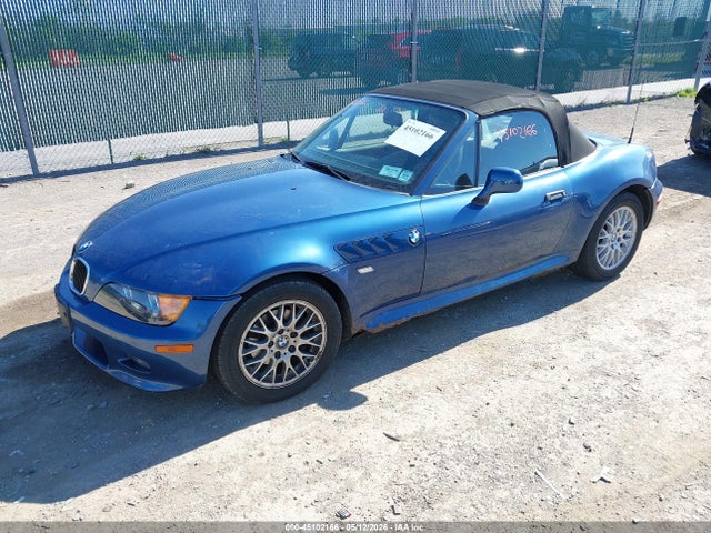 2001 Bmw Z3 2.5i მანქანა იყიდება აუქციონზე, vin: WBACN334X1LK48560, აუქციონის ნომერი: 45102166
