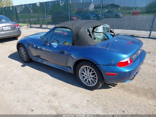 2001 Bmw Z3 2.5i მანქანა იყიდება აუქციონზე, vin: WBACN334X1LK48560, აუქციონის ნომერი: 45102166