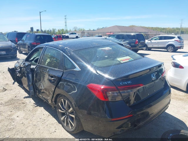 45102175 :رقم المزاد ، JHMFE1F76NX003312 vin ، 2022 Honda Civic Ex مزاد بيع