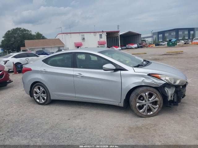 2013 Hyundai Elantra Gls მანქანა იყიდება აუქციონზე, vin: 5NPDH4AE6DH279507, აუქციონის ნომერი: 45102177
