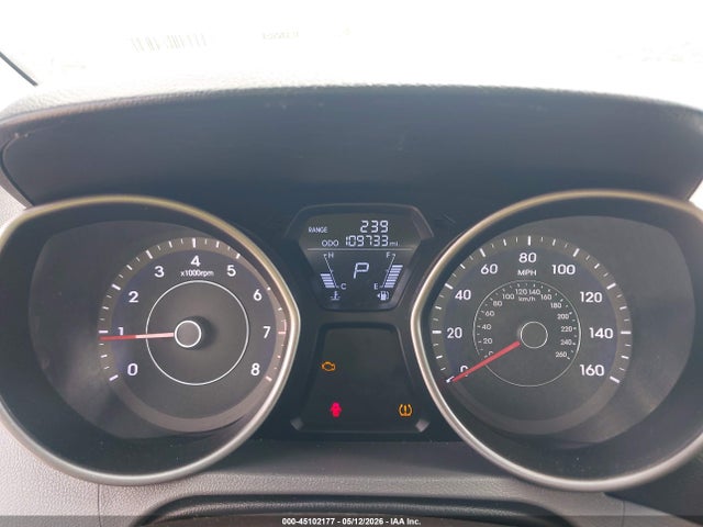 2013 Hyundai Elantra Gls მანქანა იყიდება აუქციონზე, vin: 5NPDH4AE6DH279507, აუქციონის ნომერი: 45102177