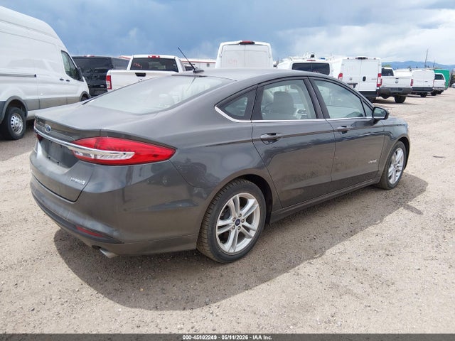Продаж на аукціоні авто 2018 Ford Fusion Hybrid S, vin: 3FA6P0UUXJR235905, номер лоту: 45102249