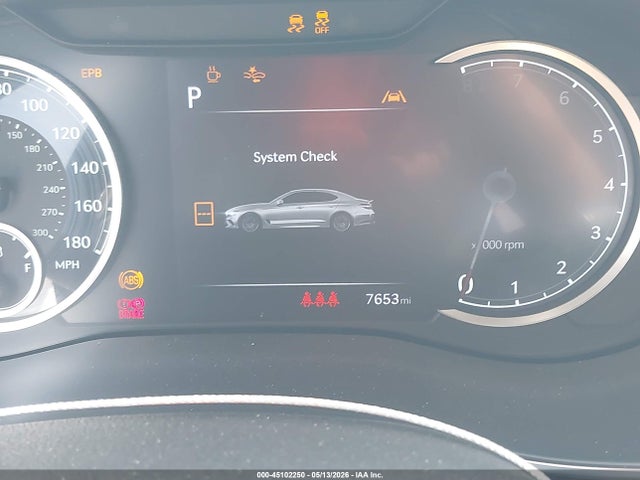 45102250 :رقم المزاد ، KMTG14SC2TU164973 vin ، 2026 Genesis G70 2.5t Rwd مزاد بيع