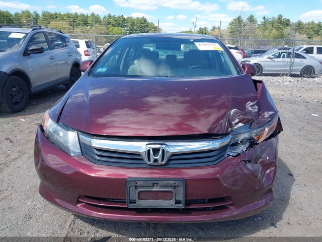 Продажа на аукционе авто 2012 Honda Civic Lx, vin: 2HGFB2F55CH582682, номер лота: 45102271