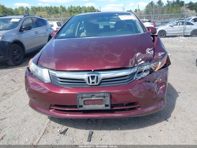 Продажа на аукционе авто 2012 Honda Civic Lx, vin: 2HGFB2F55CH582682, номер лота: 45102271