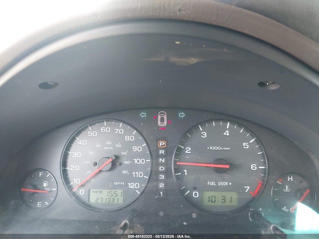 45102323 :رقم المزاد ، 4S3BH806017663632 vin ، 2001 Subaru Outback H6-3.0 مزاد بيع