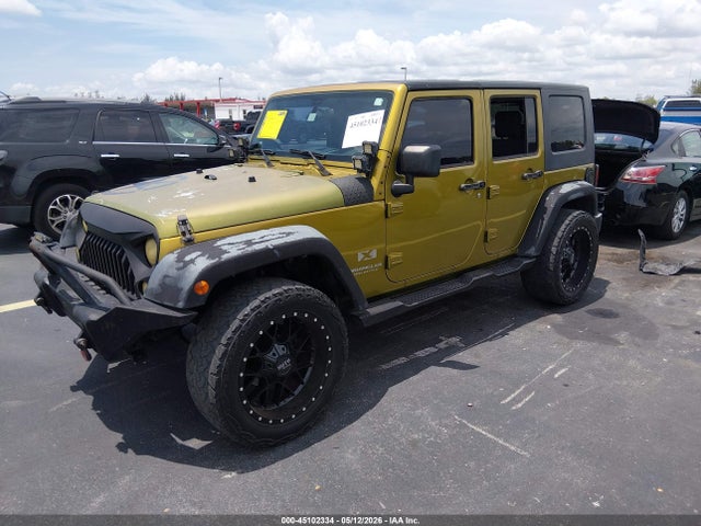 Продажа на аукционе авто 2008 Jeep Wrangler Unlimited X, vin: 1J4GB39148L508885, номер лота: 45102334