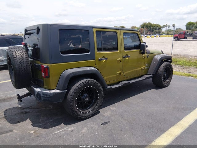 Продажа на аукционе авто 2008 Jeep Wrangler Unlimited X, vin: 1J4GB39148L508885, номер лота: 45102334