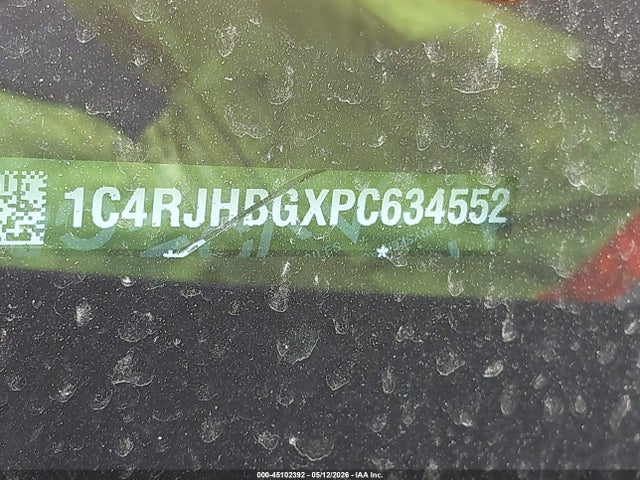 Aukcja sprzedaży 2023 Jeep Grand Cherokee Limited 4x4, vin: 1C4RJHBGXPC634552, numer aukcji: 45102392