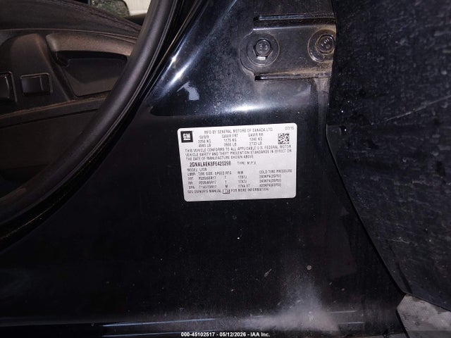 2015 Chevrolet Equinox Ls მანქანა იყიდება აუქციონზე, vin: 2GNALAEK8F6420298, აუქციონის ნომერი: 45102517