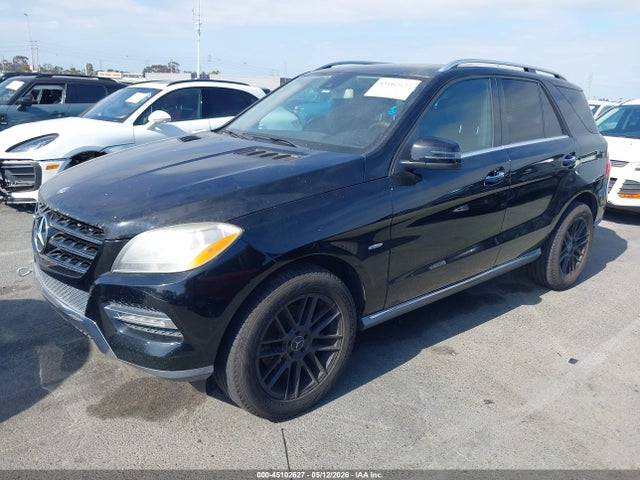 45102627 :رقم المزاد ، 4JGDA5HB8CA002171 vin ، 2012 Mercedes-benz Ml 350 4matic مزاد بيع