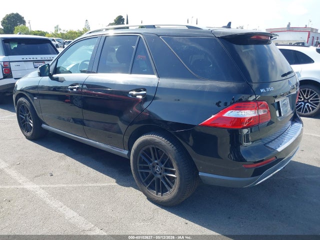 45102627 :رقم المزاد ، 4JGDA5HB8CA002171 vin ، 2012 Mercedes-benz Ml 350 4matic مزاد بيع
