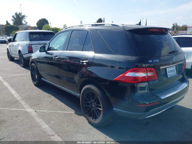 45102627 :رقم المزاد ، 4JGDA5HB8CA002171 vin ، 2012 Mercedes-benz Ml 350 4matic مزاد بيع