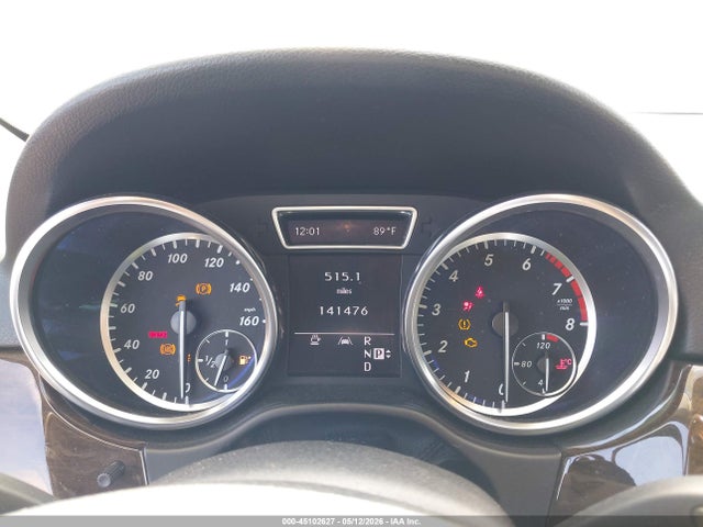 45102627 :رقم المزاد ، 4JGDA5HB8CA002171 vin ، 2012 Mercedes-benz Ml 350 4matic مزاد بيع