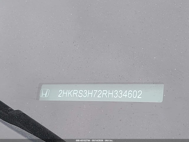 Honda Cr-v Ex-l 2wd 2024 2HKRS3H72RH334602 Image 9