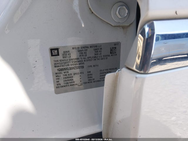 Aukcja sprzedaży 2017 Gmc Acadia Denali, vin: 1GKKNXLS6HZ320709, numer aukcji: 45102840