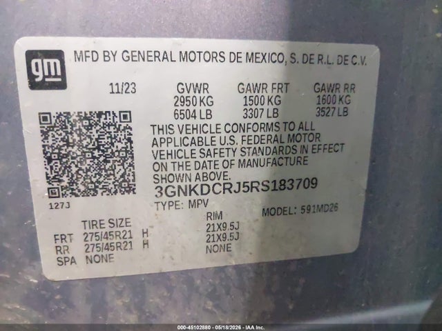 Chevrolet Blazer Ev Eawd Rs 2024 3GNKDCRJ5RS183709 Image 9