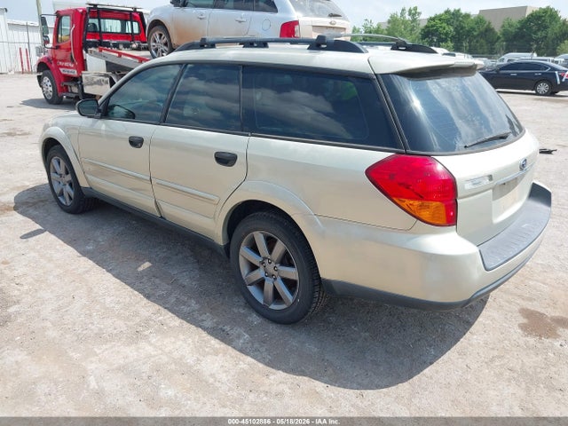 2007 Subaru Outback 2.5i Basic მანქანა იყიდება აუქციონზე, vin: 4S4BP61C677327208, აუქციონის ნომერი: 45102886