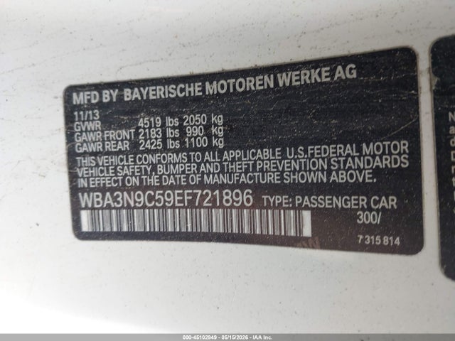Продажа на аукционе авто 2014 Bmw 428i Xdrive, vin: WBA3N9C59EF721896, номер лота: 45102949