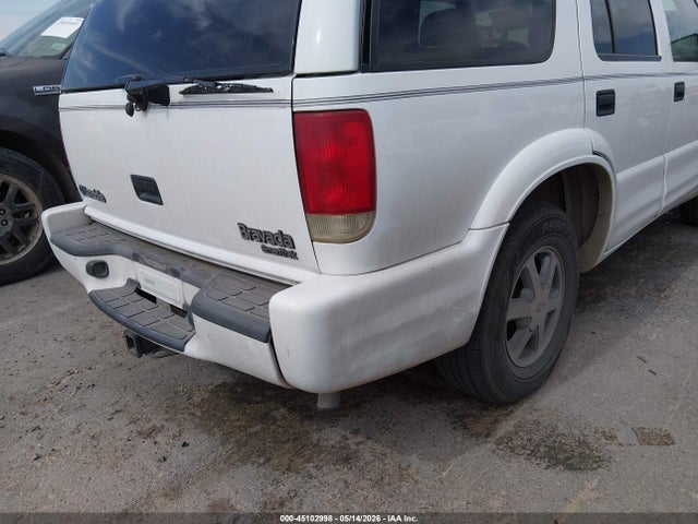 2000 Oldsmobile Bravada მანქანა იყიდება აუქციონზე, vin: 1GHDT13W3Y2391377, აუქციონის ნომერი: 45102998