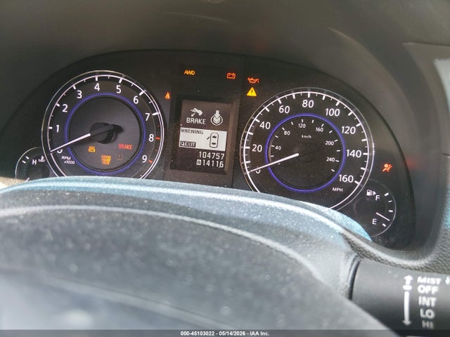 45103022 :رقم المزاد ، JN1CV6AR6AM453504 vin ، 2010 Infiniti G37x مزاد بيع