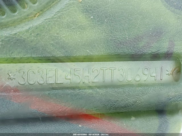 1996 Chrysler Sebring Jx მანქანა იყიდება აუქციონზე, vin: 3C3EL45H2TT306941, აუქციონის ნომერი: 45103064