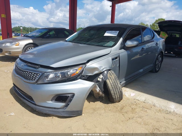 2015 Kia Optima Hybrid Ex მანქანა იყიდება აუქციონზე, vin: KNAGN4AD1F5085366, აუქციონის ნომერი: 45103168
