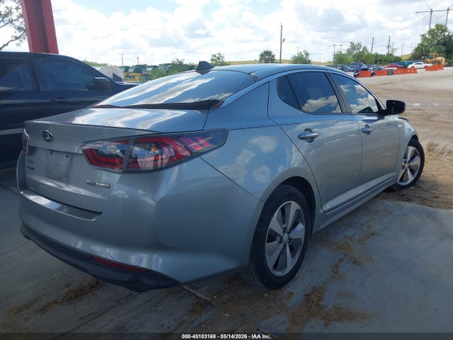 2015 Kia Optima Hybrid Ex მანქანა იყიდება აუქციონზე, vin: KNAGN4AD1F5085366, აუქციონის ნომერი: 45103168