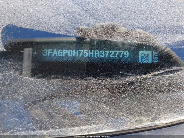 2017 Ford Fusion Se მანქანა იყიდება აუქციონზე, vin: 3FA6P0H75HR372779, აუქციონის ნომერი: 45103179