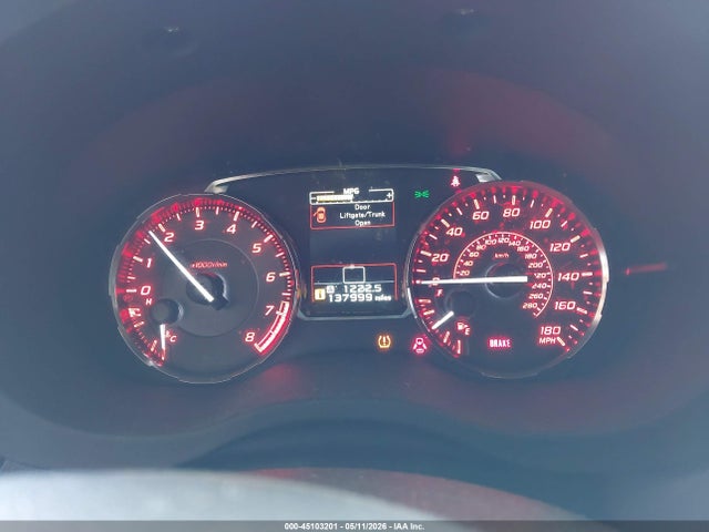 Aukcja sprzedaży 2015 Subaru Wrx Premium, vin: JF1VA1D61F9808178, numer aukcji: 45103201
